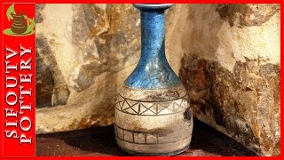 Hello Guys New Pottery Video!!! Pottery throwing - How to Make a Pottery Long Vase #81