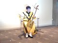 Morin khuurch Urtnasan is performing 2 melodies before his lecture about Morin khuur.