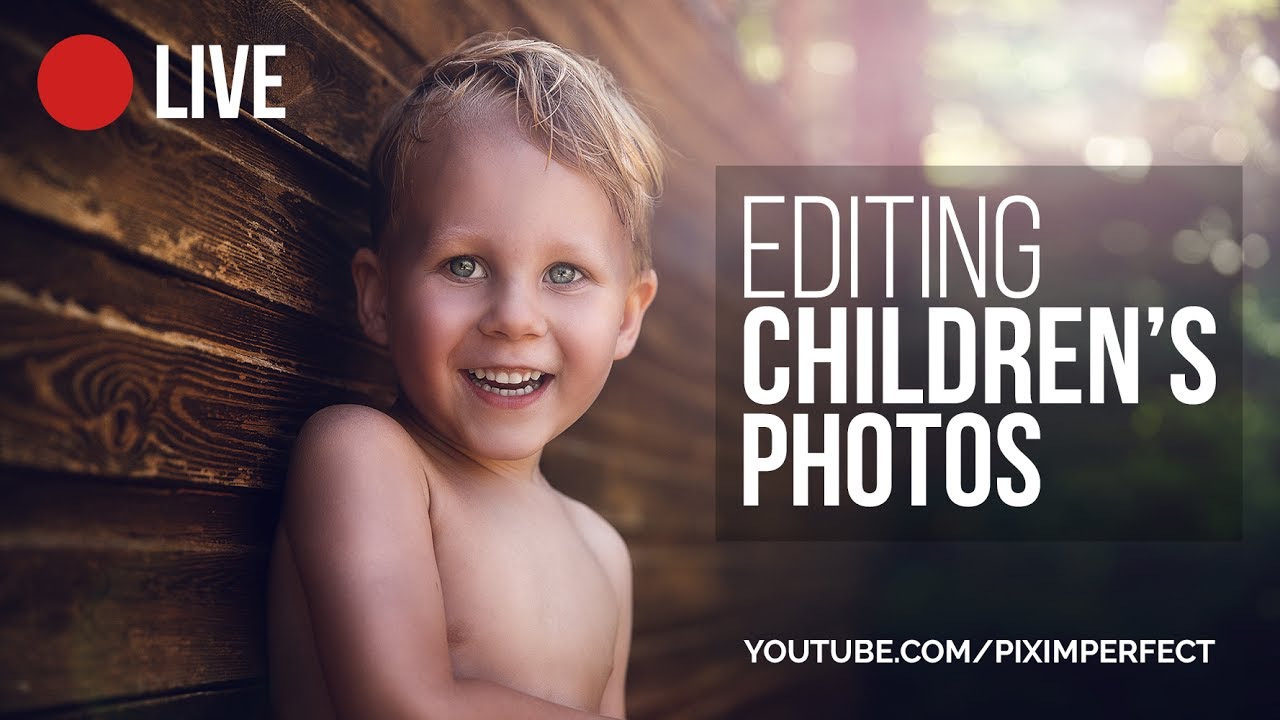 photo retouching tutorial children photograph