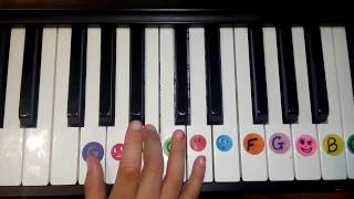Beginners Piano - G Chord & Scale