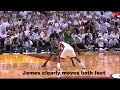3 Uncalled Lebron James Travels in Game 7 Eastern Conference Finals 2012 Heat vs. Celtics