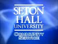 Community Service at Seton Hall