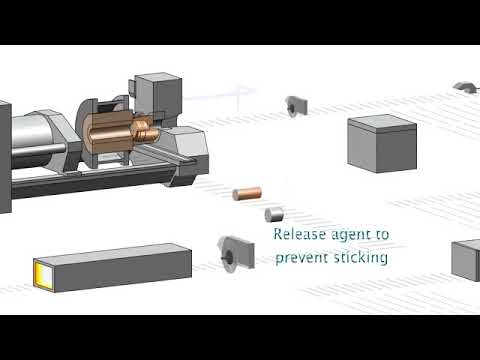 dây chuyền đùn ép thanh nhôm định hình