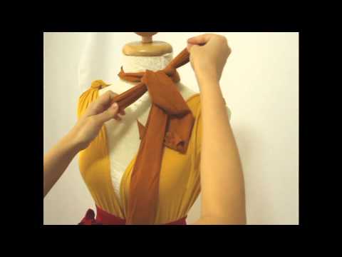 how to tie a bow belt