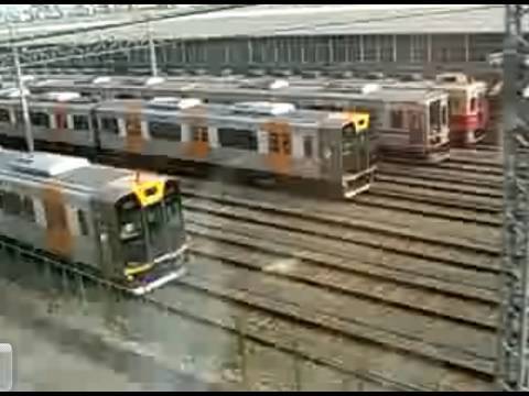 阪神電車　尼崎で１０００系