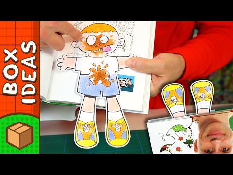 DIY Bookmark - Chocolate Cake Boy