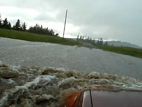Crazy Rain in Pincher Creek