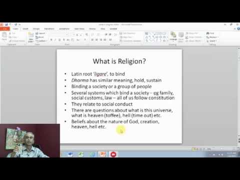 Basic Couse on Hinduism - Session 1