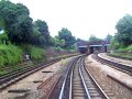 South Ealing to Acton Town Piccadilly Line Tube Train South Ealing to Acton Town Piccadilly Line Tube Train
