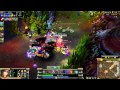League Of Legends Caitlyn 1hp and triple kill