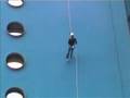 Paul Dimbleby Abseil Fort Dunlop