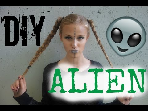 DIY Alien Costume: Hair, Makeup, & Outfit!