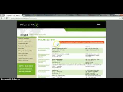 how to schedule a prometric exam