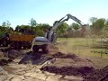 Kranen en dumper