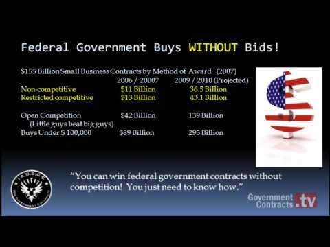 how to bid on federal government contracts