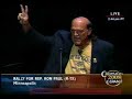 Jesse Ventura Questions 9/11 at Ron Paul Rally