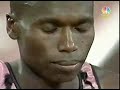 the athens olympic 800m final, 2004. russia's borzakovskiy upsets denmark's kipketer for the gold medal.