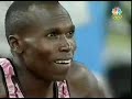 the athens olympic 800m final, 2004. russia's borzakovskiy upsets denmark's kipketer for the gold medal.