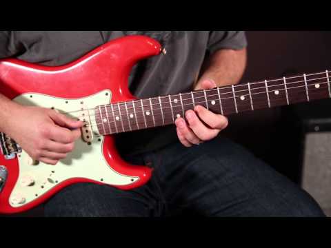 Blues Rock Guitar Solos - Blues Rock Licks Guitar Lesson - Fender Strat