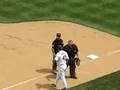 Lou Piniella kicks dirt on the umpire