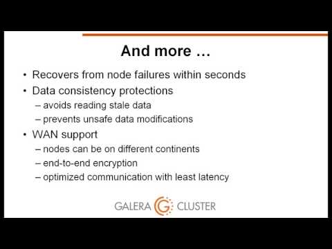 Galera Cluster Installation and Quick Start