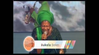 Bukola Bekes Ministering at 75 Hours Marathon Mess