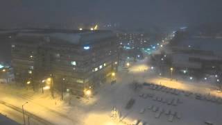 Part 1 of Blizzard Hitting Washington, DC in Jan 2016