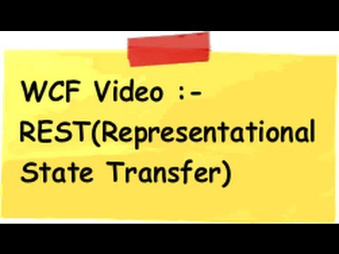 rest - In this video we will try to understand the 5 important WCF principles and then in the second part of video we will see how to implement the same using WCF s...