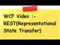 WCF :- What is REST ( Representational state transfer ) ?