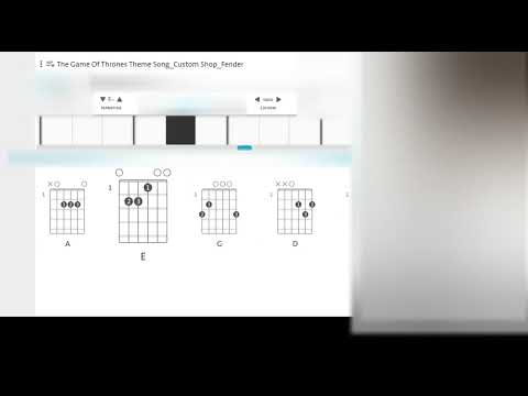 The Game Of Thrones Theme Song Custom Shop Fender