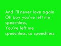 Lady GaGa - Speechless (Lyrics).wmv