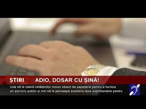 Adio, dosar cu șină!