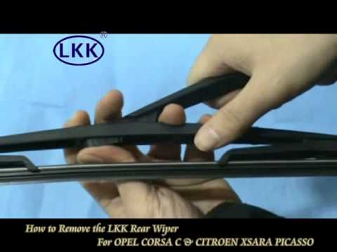 how to fit corsa d'wiper blade