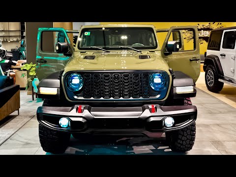 2025 Jeep Wrangler RUBICON Off-Road SUV, Interior and Exterior Detail