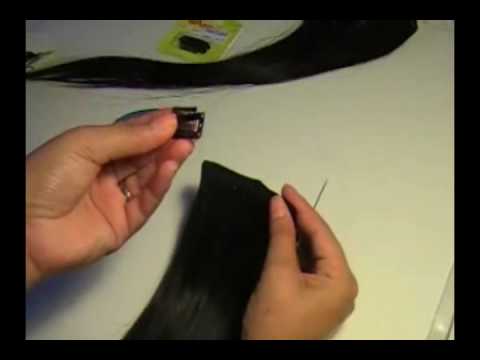 how to attach hair extensions without clips