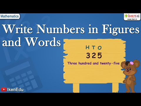 how to write numbers in words