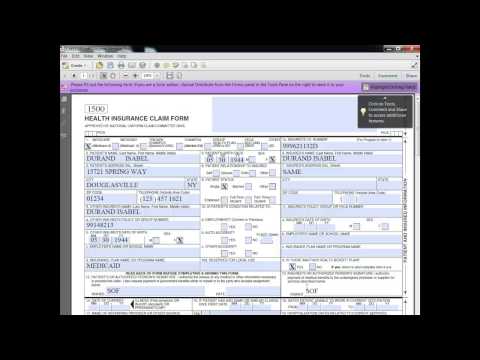 how to fill hcfa form