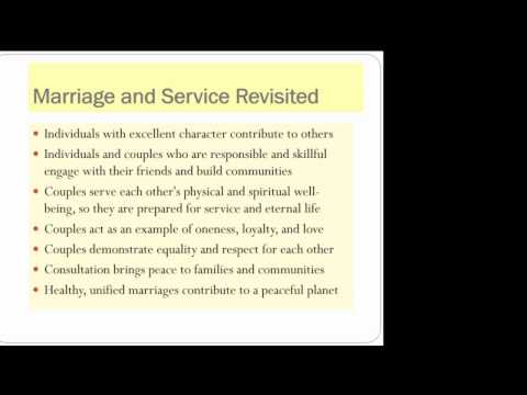 Susanne M. Alexander, “Healthy, Unified Marriages as Service to Humanity”