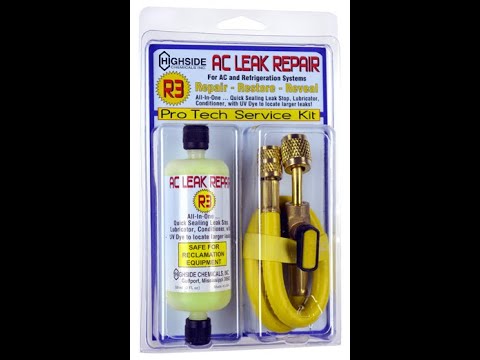 how to find a leak in a refrigeration system