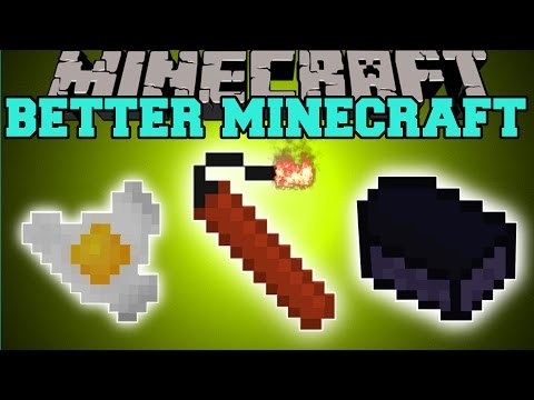 Minecraft: BETTER MINECRAFT (MORE ITEMS, FOOD, ENCHANTMENTS, & MORE!) Mod Showcase