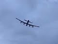 Lancaster Bomber Flypast Over Portsmouth Harbour