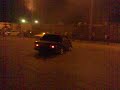 fiat 131 in portsaid \\ egypt doing donuts and 8 figer .