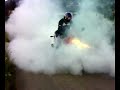 Yamaha FZ 750 burnout by Maciora�