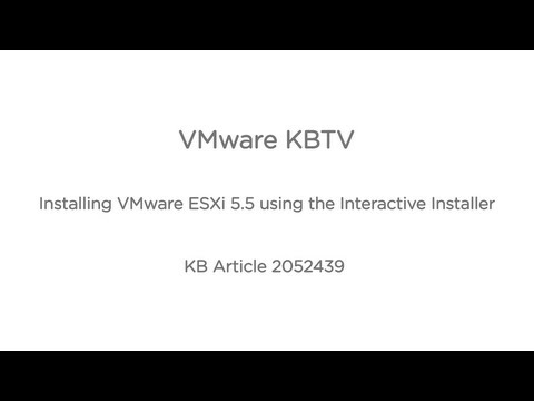 how to install esxi from a usb