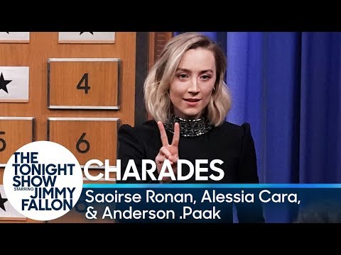 Charades with Saoirse Ronan, Alessia Cara and Anderson .Paak