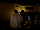 Lazee in the studio in L.A. with Fred Durst (Limp Bizkit)