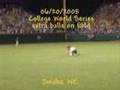 College World Series Streaker