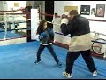 10 yr old Brianna Gomez boxing at New Legend Boxing