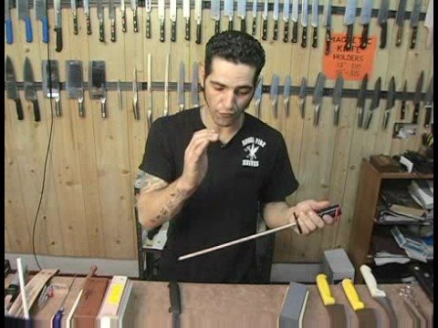 expertvillage - Some people make the mistake of beginning with a stone that is not coarse enough. Learn how to avoid common knife sharpening mistakes in this free tools vide...