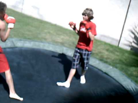 Tanner and Marcus Spar Match 2